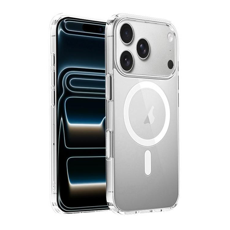 For iPhone 17 Pro Max Camera Control AI Button Full Coverage MagSafe Magnetic Clear Phone Case