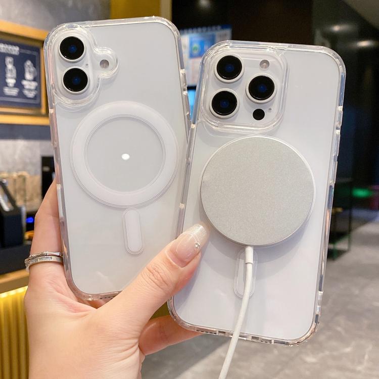 For iPhone 17 Pro Max Camera Control AI Button Full Coverage MagSafe Magnetic Clear Phone Case