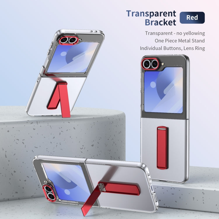 For Samsung Galaxy Z Flip6 / Flip7 FE Ice-Cold Holder PC Hybrid TPU Phone Case