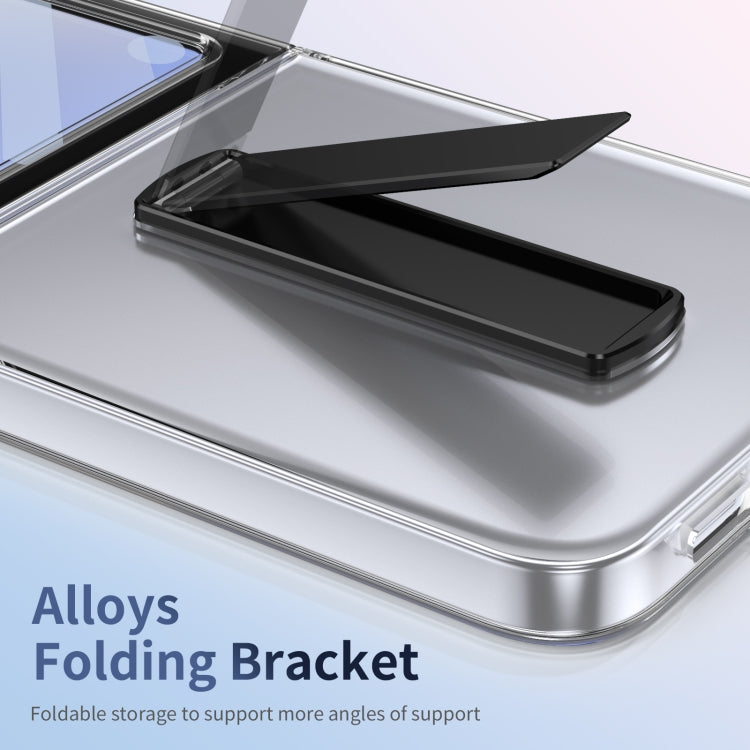 For Samsung Galaxy Z Flip5 Ice-Cold Holder PC Hybrid TPU Phone Case