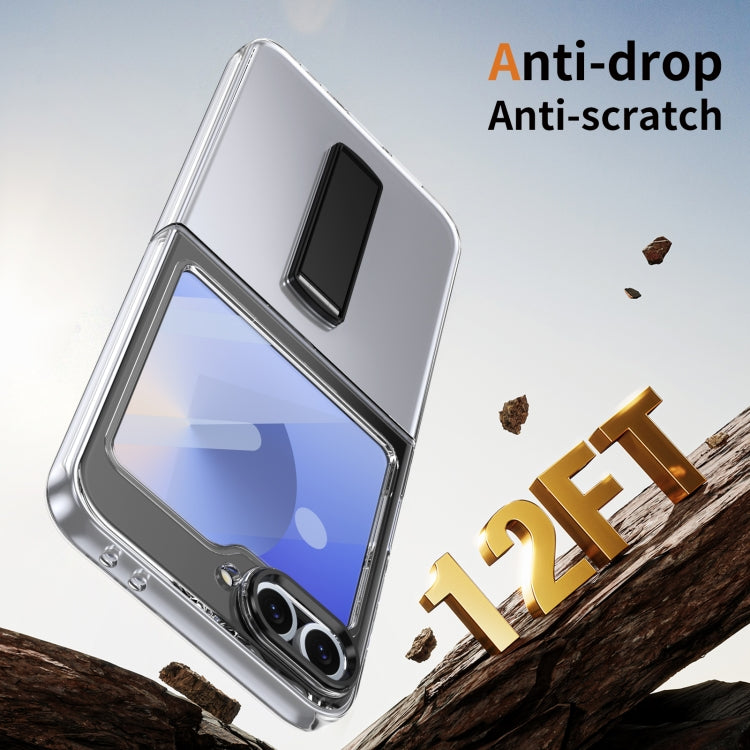 For Samsung Galaxy Z Flip5 Ice-Cold Holder PC Hybrid TPU Phone Case