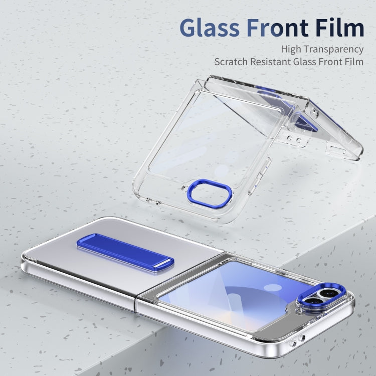 For Samsung Galaxy Z Flip5 Ice-Cold Holder PC Hybrid TPU Phone Case