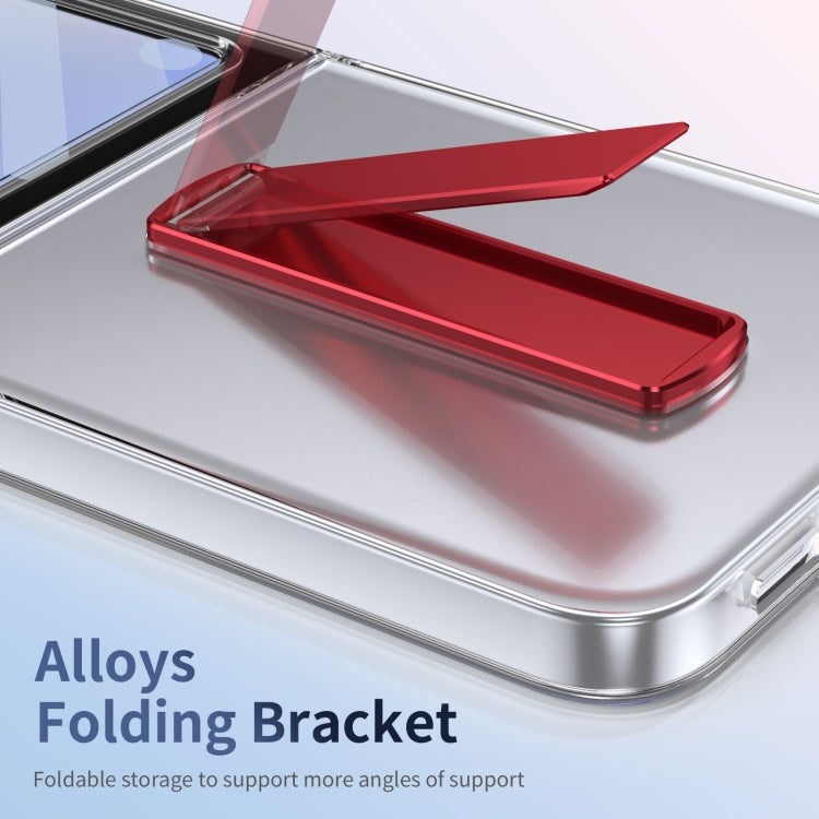For Samsung Galaxy Z Flip5 Ice-Cold Holder PC Hybrid TPU Phone Case
