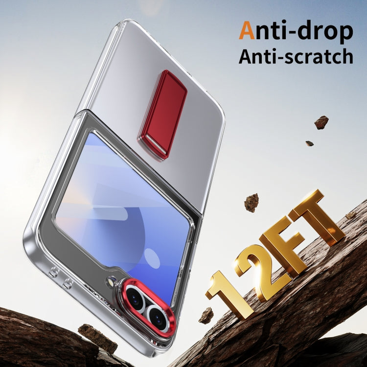 For Samsung Galaxy Z Flip5 Ice-Cold Holder PC Hybrid TPU Phone Case
