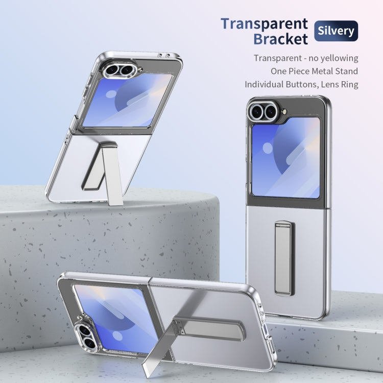 For Samsung Galaxy Z Flip5 Ice-Cold Holder PC Hybrid TPU Phone Case