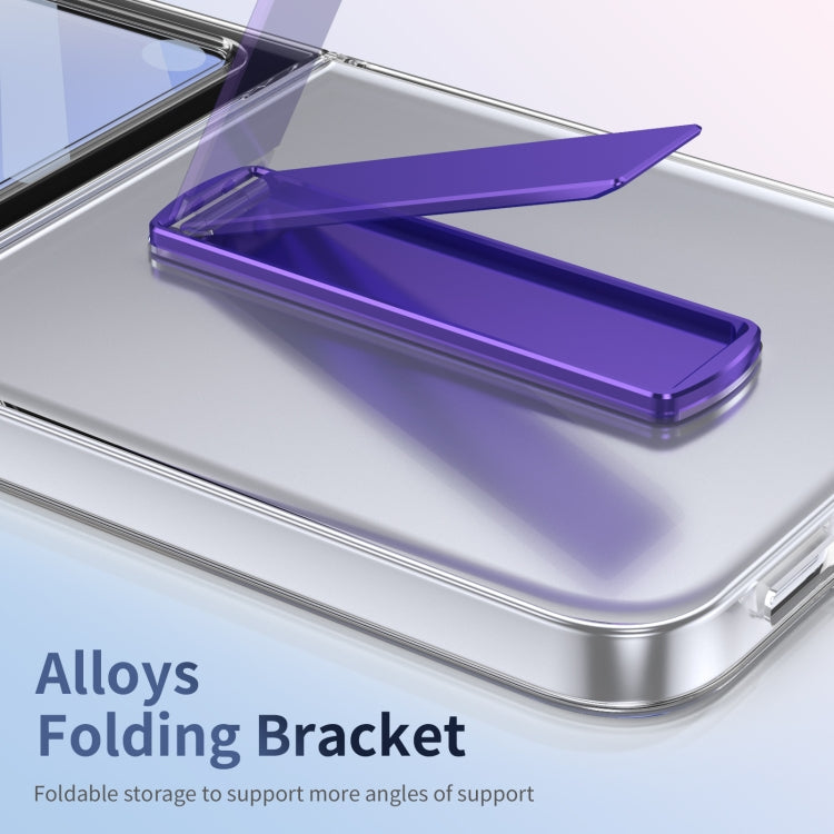 For Samsung Galaxy Z Flip5 Ice-Cold Holder PC Hybrid TPU Phone Case