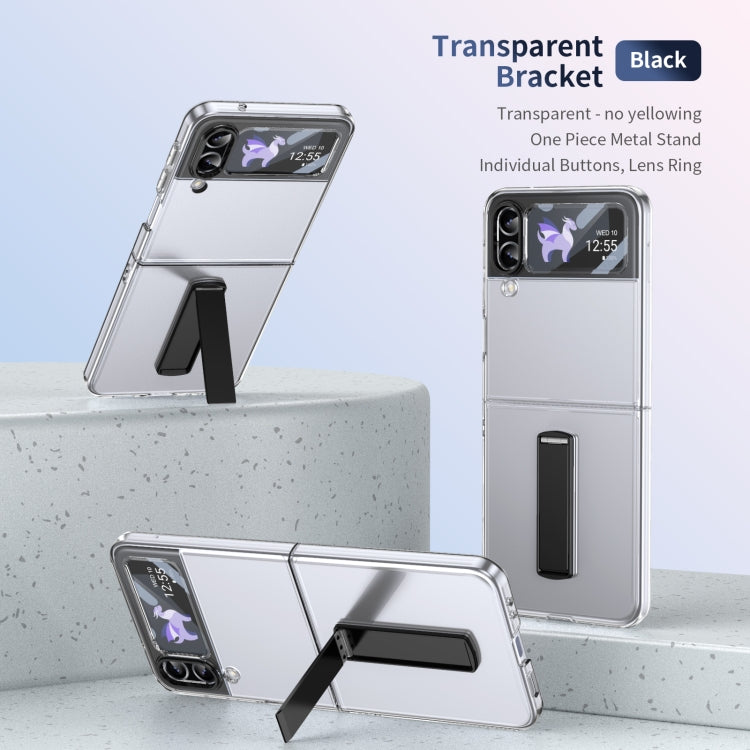 For Samsung Galaxy Z Flip3 Ice-Cold Holder PC Hybrid TPU Phone Case