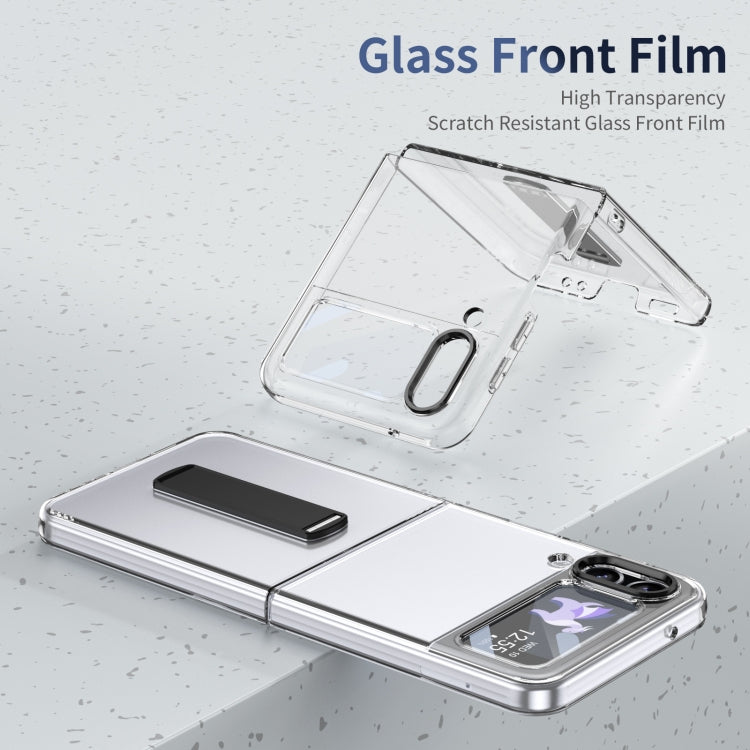 For Samsung Galaxy Z Flip3 Ice-Cold Holder PC Hybrid TPU Phone Case