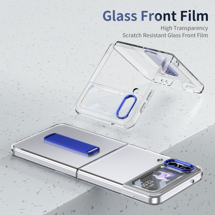 For Samsung Galaxy Z Flip3 Ice-Cold Holder PC Hybrid TPU Phone Case