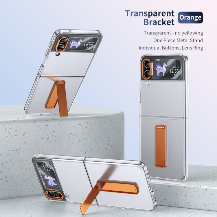 For Samsung Galaxy Z Flip3 Ice-Cold Holder PC Hybrid TPU Phone Case
