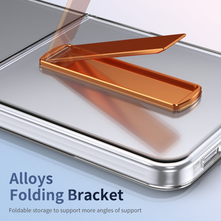 For Samsung Galaxy Z Flip3 Ice-Cold Holder PC Hybrid TPU Phone Case