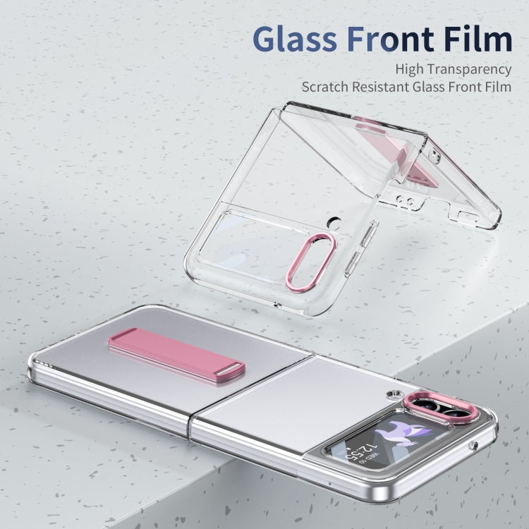 For Samsung Galaxy Z Flip3 Ice-Cold Holder PC Hybrid TPU Phone Case