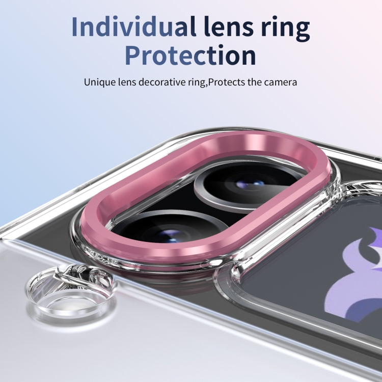 For Samsung Galaxy Z Flip3 Ice-Cold Holder PC Hybrid TPU Phone Case