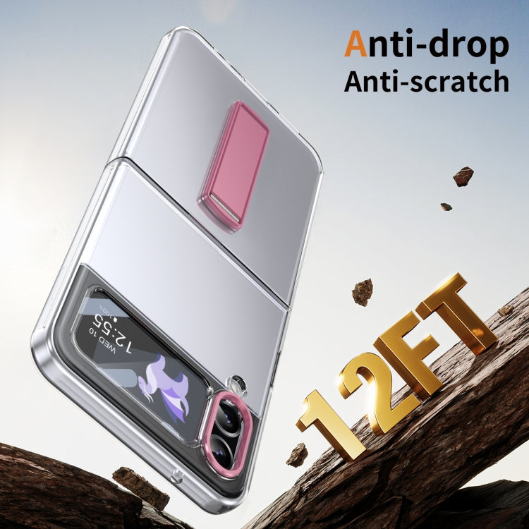 For Samsung Galaxy Z Flip3 Ice-Cold Holder PC Hybrid TPU Phone Case