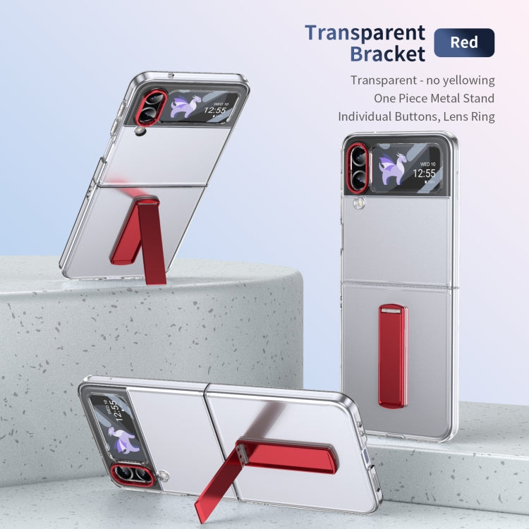For Samsung Galaxy Z Flip3 Ice-Cold Holder PC Hybrid TPU Phone Case