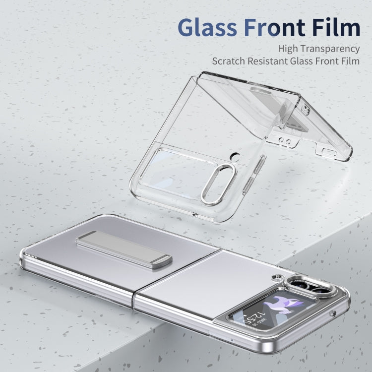 For Samsung Galaxy Z Flip3 Ice-Cold Holder PC Hybrid TPU Phone Case