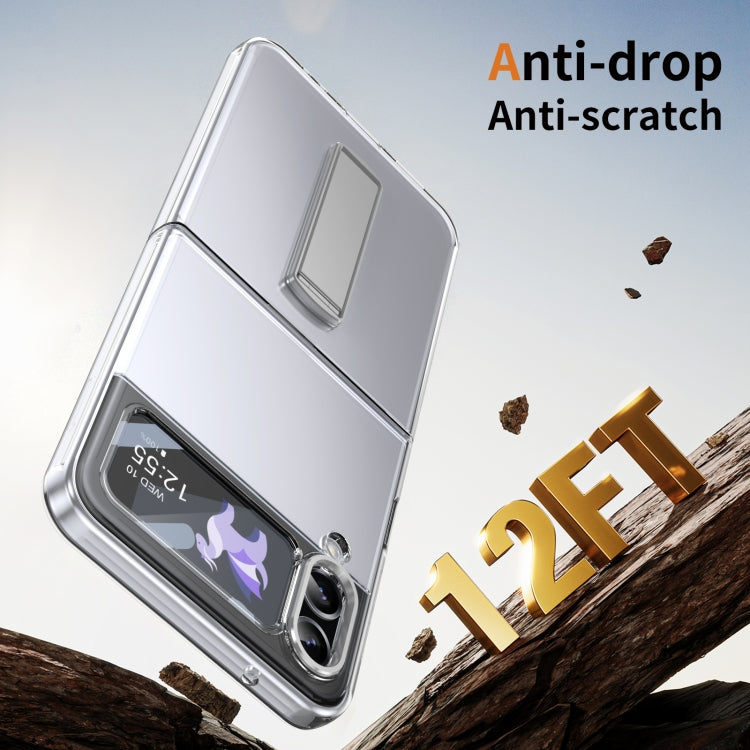 For Samsung Galaxy Z Flip3 Ice-Cold Holder PC Hybrid TPU Phone Case