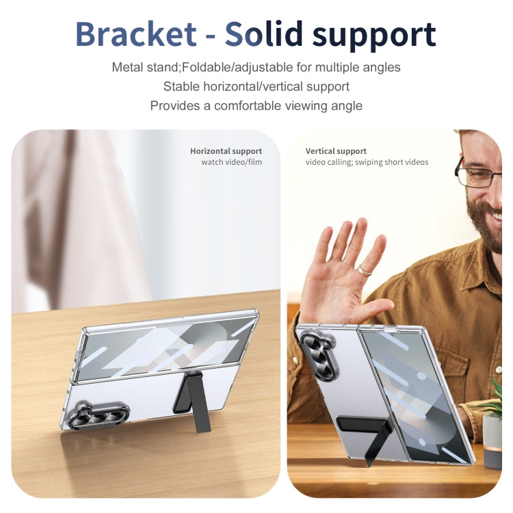 For Samsung Galaxy Z Fold6 Ice-Cold Holder PC Hybrid TPU Phone Case