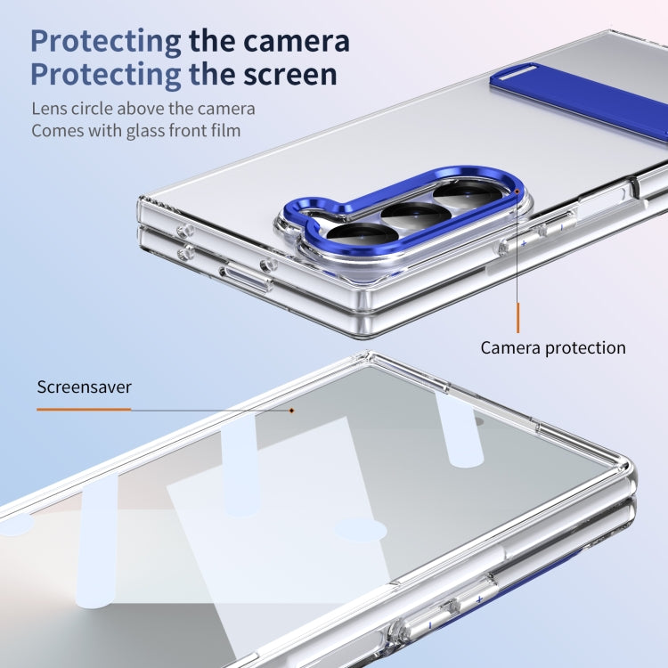 For Samsung Galaxy Z Fold6 Ice-Cold Holder PC Hybrid TPU Phone Case