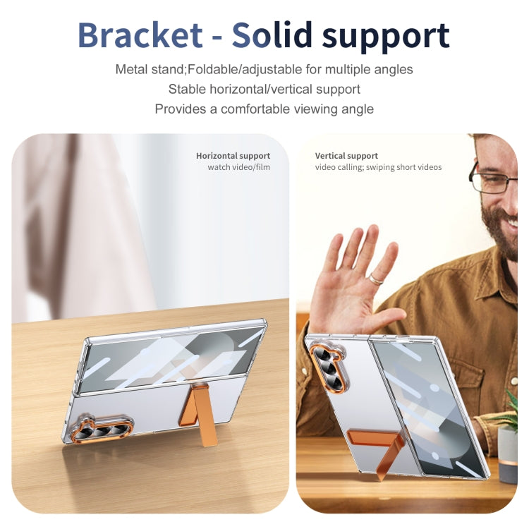 For Samsung Galaxy Z Fold6 Ice-Cold Holder PC Hybrid TPU Phone Case