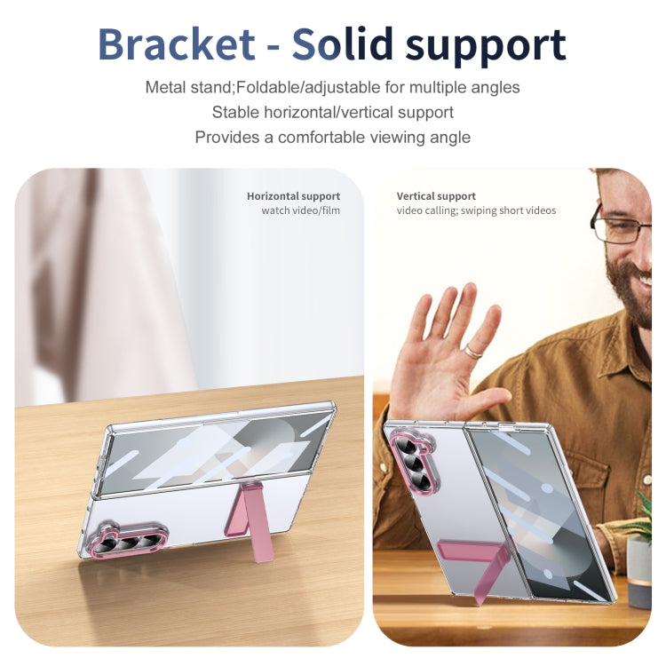 For Samsung Galaxy Z Fold6 Ice-Cold Holder PC Hybrid TPU Phone Case