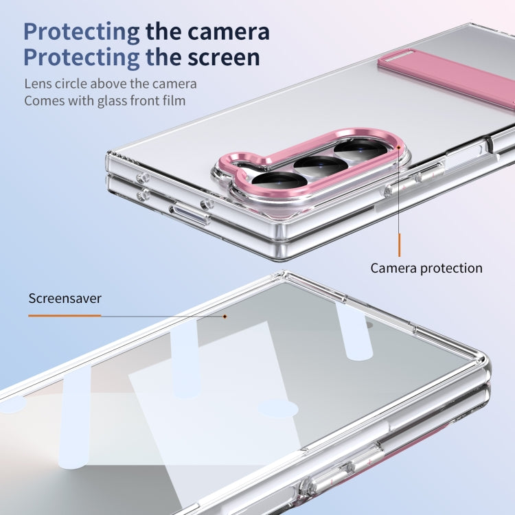 For Samsung Galaxy Z Fold6 Ice-Cold Holder PC Hybrid TPU Phone Case