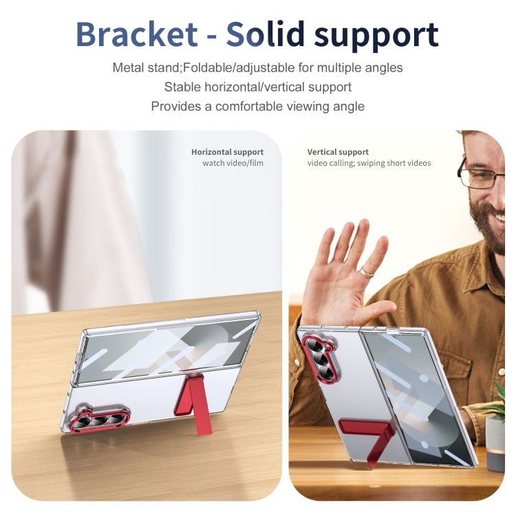 For Samsung Galaxy Z Fold6 Ice-Cold Holder PC Hybrid TPU Phone Case