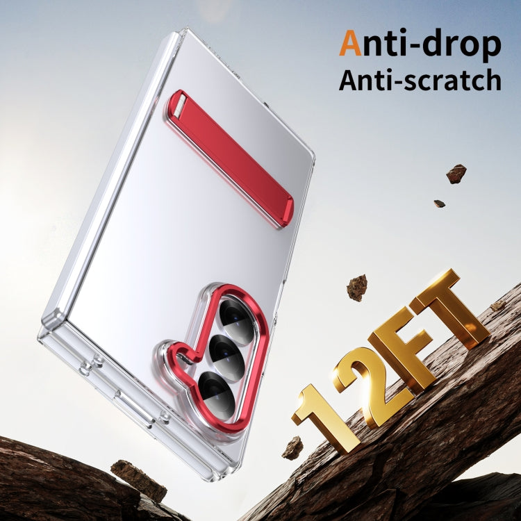 For Samsung Galaxy Z Fold6 Ice-Cold Holder PC Hybrid TPU Phone Case