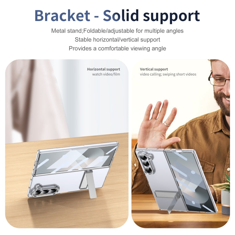 For Samsung Galaxy Z Fold6 Ice-Cold Holder PC Hybrid TPU Phone Case