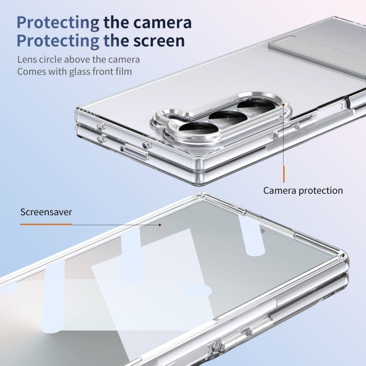 For Samsung Galaxy Z Fold6 Ice-Cold Holder PC Hybrid TPU Phone Case