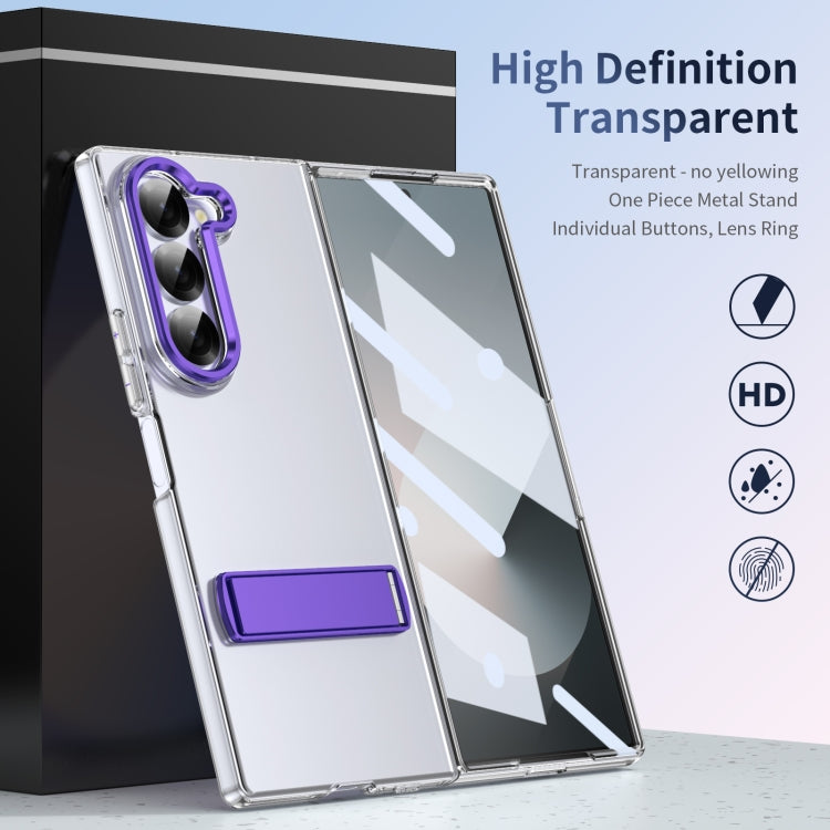For Samsung Galaxy Z Fold6 Ice-Cold Holder PC Hybrid TPU Phone Case