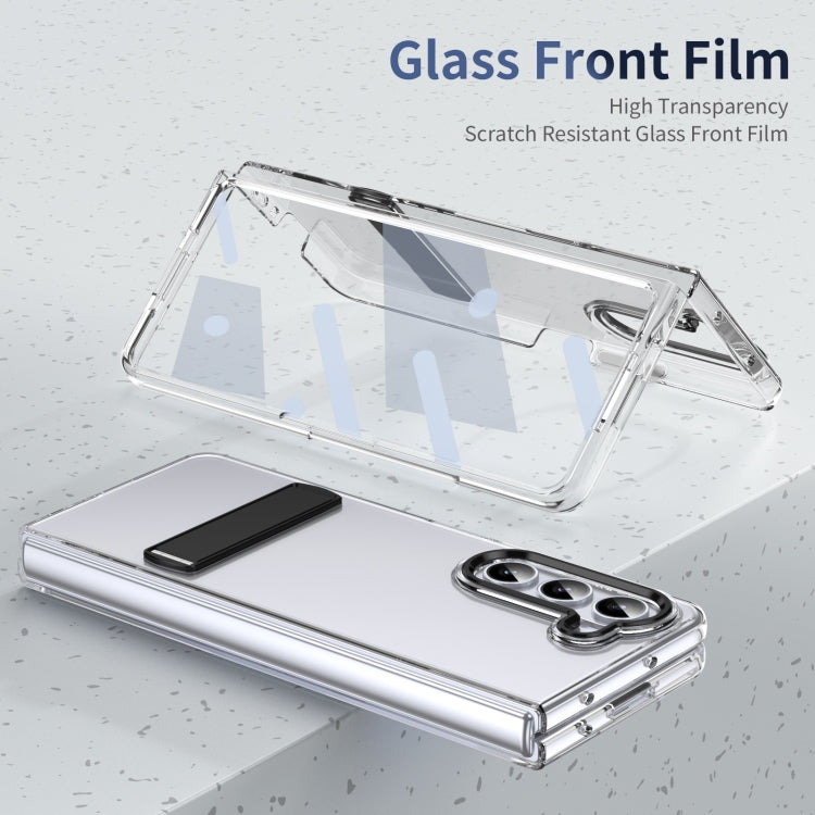 For Samsung Galaxy Z Fold5 Ice-Cold Holder PC Hybrid TPU Phone Case