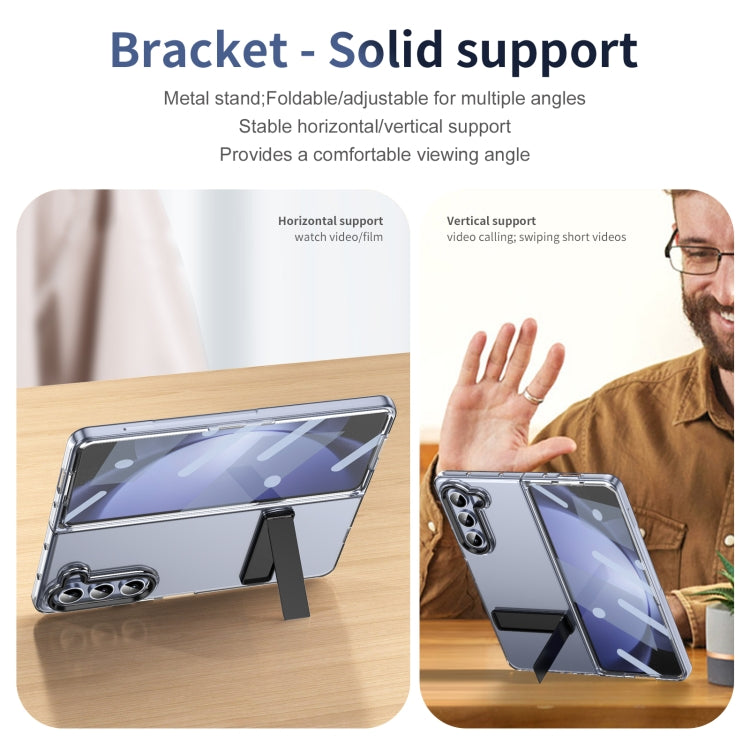 For Samsung Galaxy Z Fold5 Ice-Cold Holder PC Hybrid TPU Phone Case