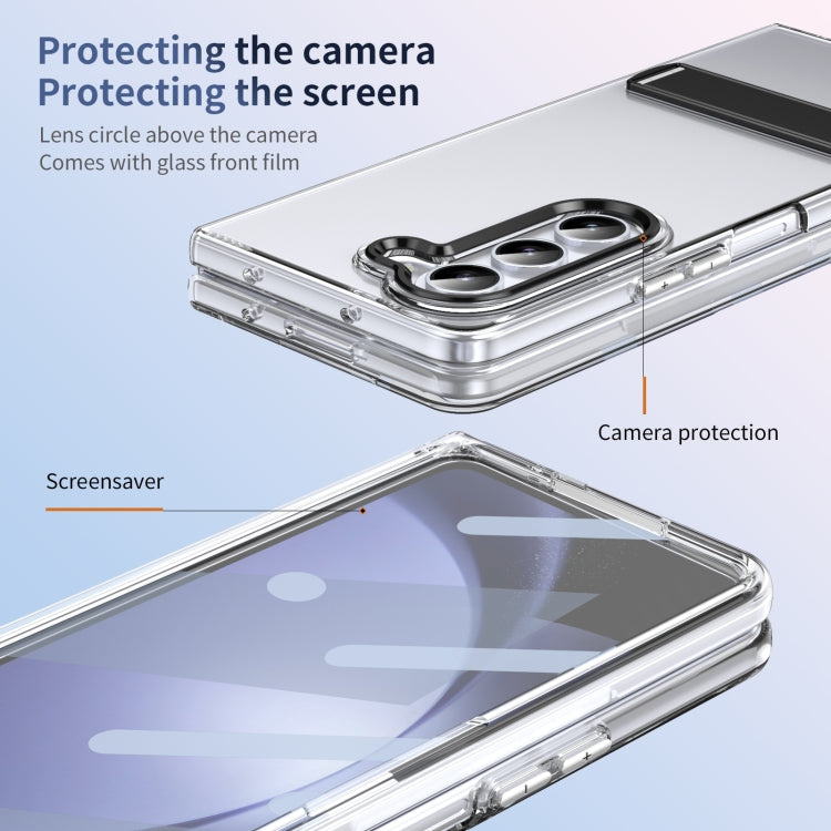 For Samsung Galaxy Z Fold5 Ice-Cold Holder PC Hybrid TPU Phone Case