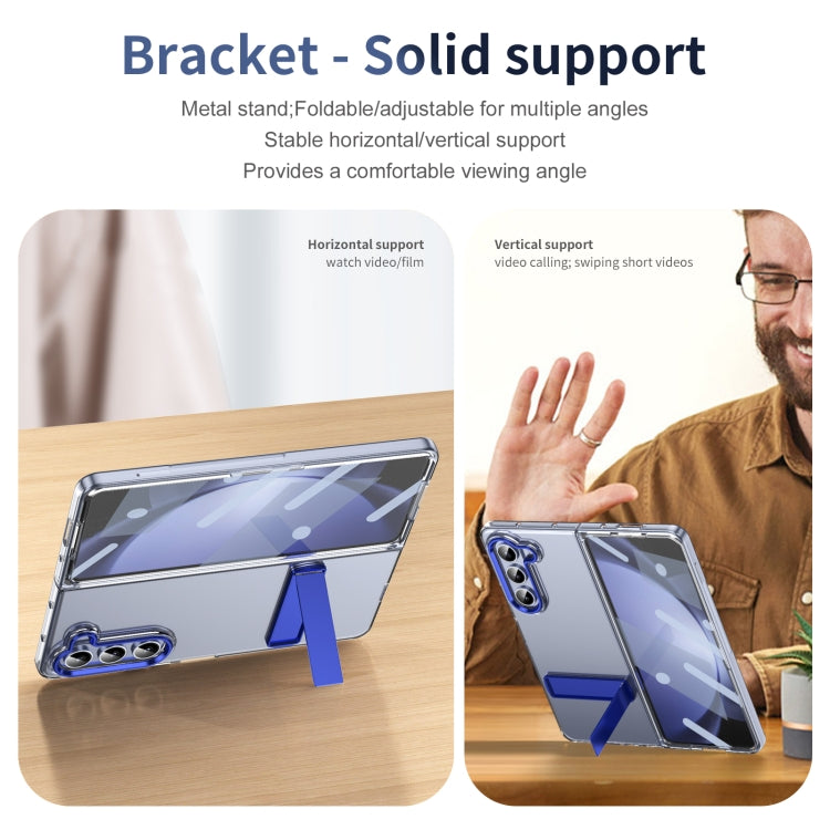 For Samsung Galaxy Z Fold5 Ice-Cold Holder PC Hybrid TPU Phone Case