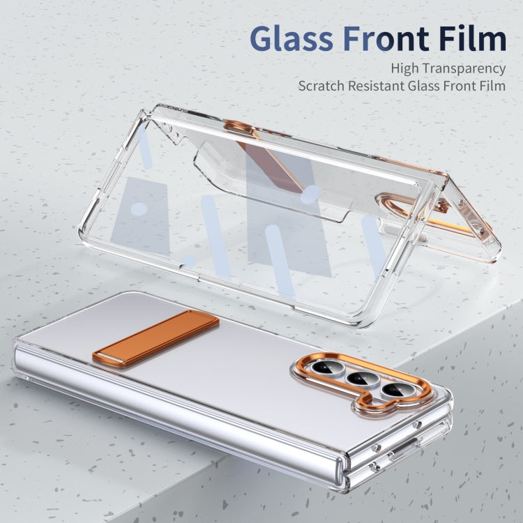 For Samsung Galaxy Z Fold5 Ice-Cold Holder PC Hybrid TPU Phone Case