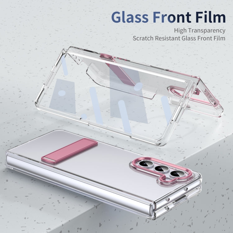 For Samsung Galaxy Z Fold5 Ice-Cold Holder PC Hybrid TPU Phone Case