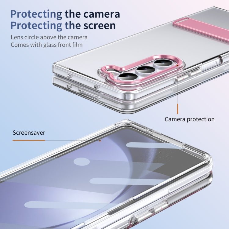 For Samsung Galaxy Z Fold5 Ice-Cold Holder PC Hybrid TPU Phone Case