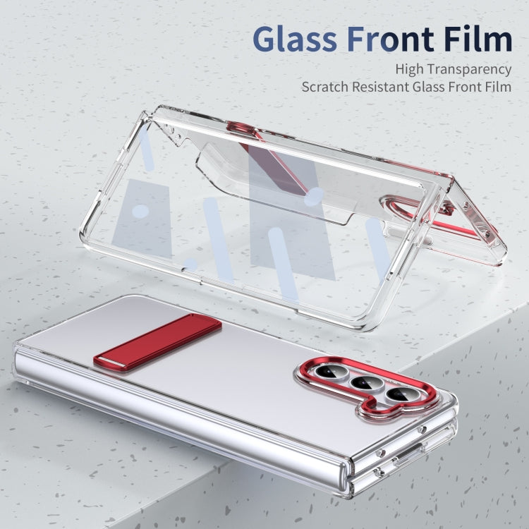 For Samsung Galaxy Z Fold5 Ice-Cold Holder PC Hybrid TPU Phone Case