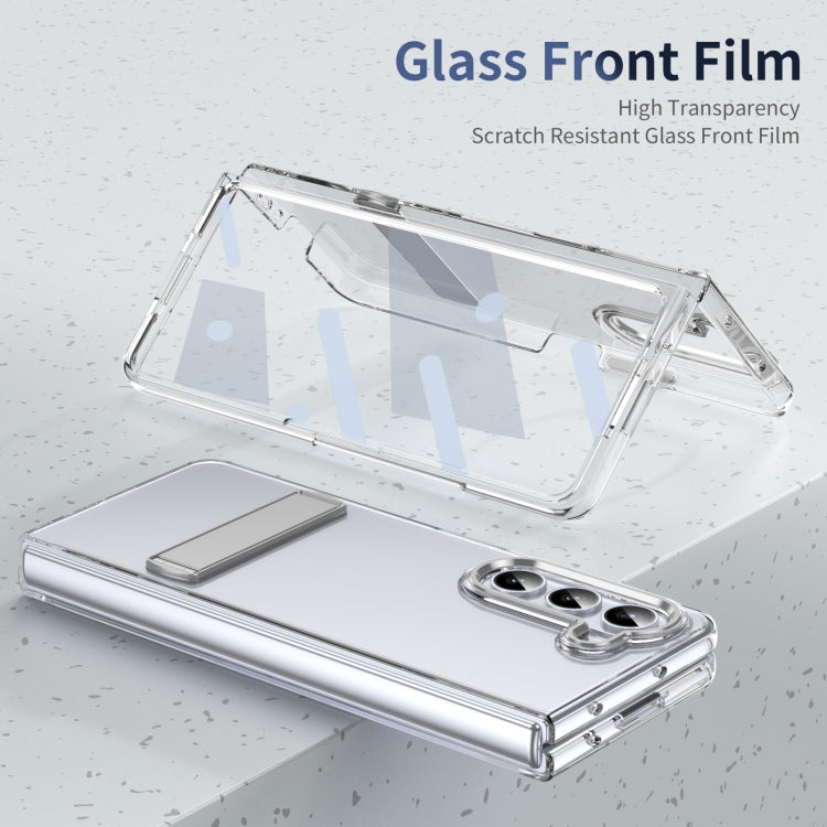 For Samsung Galaxy Z Fold5 Ice-Cold Holder PC Hybrid TPU Phone Case