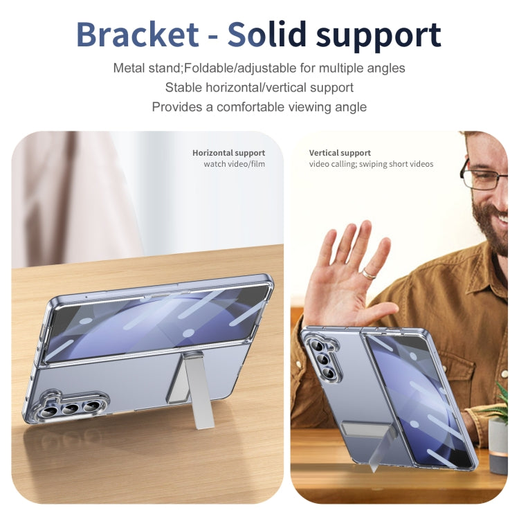 For Samsung Galaxy Z Fold5 Ice-Cold Holder PC Hybrid TPU Phone Case