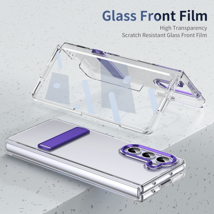 For Samsung Galaxy Z Fold5 Ice-Cold Holder PC Hybrid TPU Phone Case