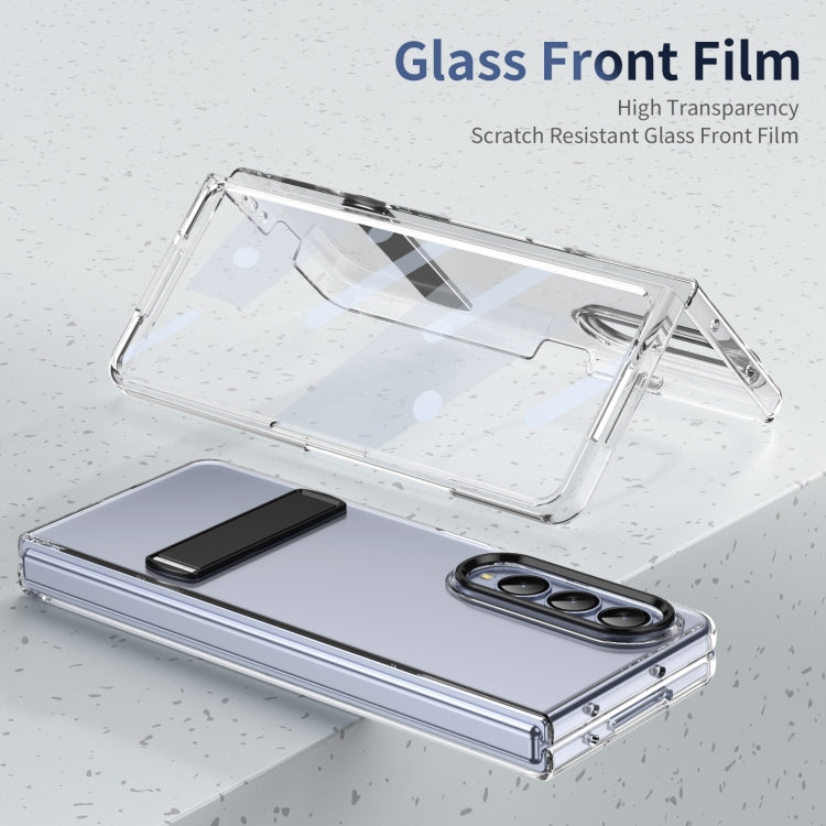 For Samsung Galaxy Z Fold4 Ice-Cold Holder PC Hybrid TPU Phone Case
