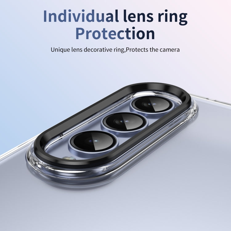 For Samsung Galaxy Z Fold4 Ice-Cold Holder PC Hybrid TPU Phone Case