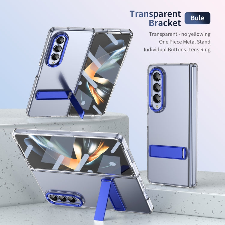 For Samsung Galaxy Z Fold4 Ice-Cold Holder PC Hybrid TPU Phone Case