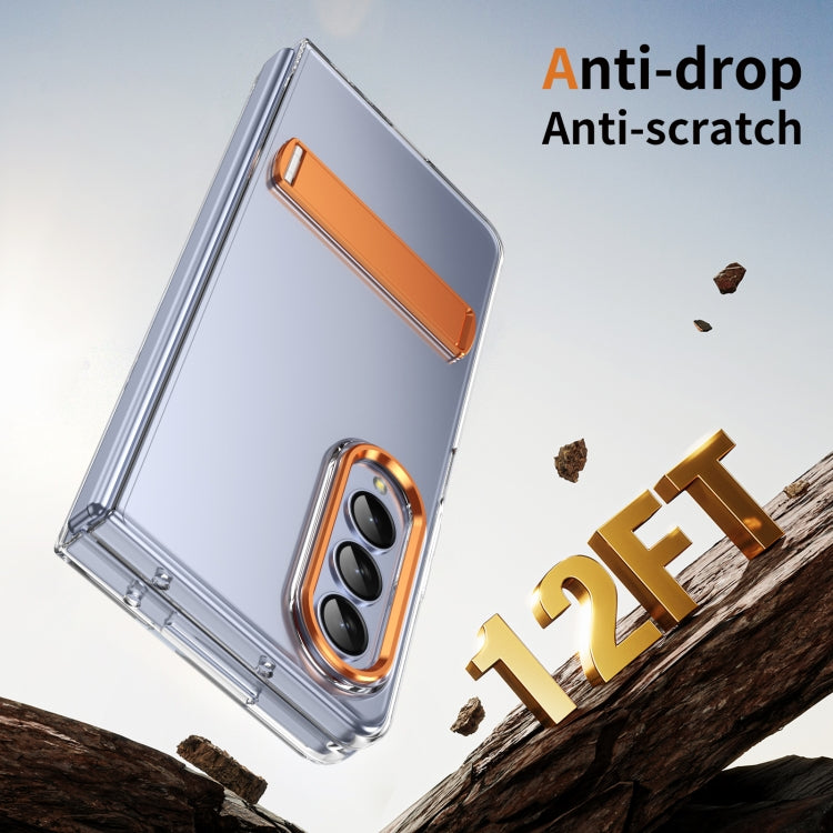 For Samsung Galaxy Z Fold4 Ice-Cold Holder PC Hybrid TPU Phone Case