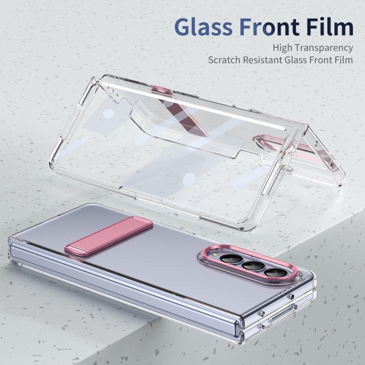 For Samsung Galaxy Z Fold4 Ice-Cold Holder PC Hybrid TPU Phone Case