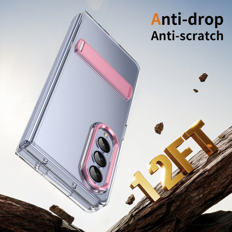 For Samsung Galaxy Z Fold4 Ice-Cold Holder PC Hybrid TPU Phone Case