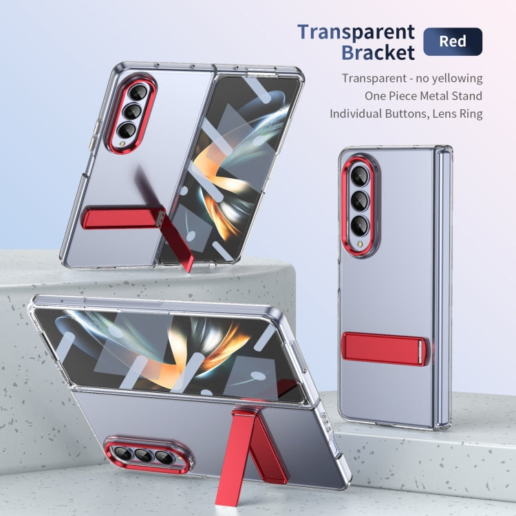 For Samsung Galaxy Z Fold4 Ice-Cold Holder PC Hybrid TPU Phone Case