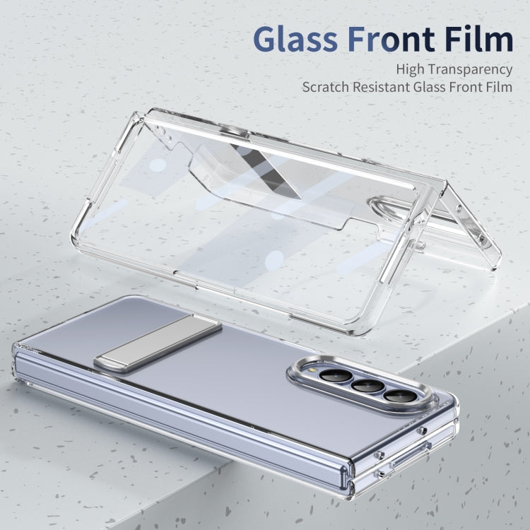 For Samsung Galaxy Z Fold4 Ice-Cold Holder PC Hybrid TPU Phone Case